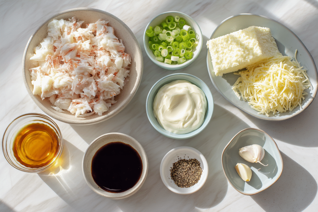 Crab Rangoon Dinner Casserole Ingredients