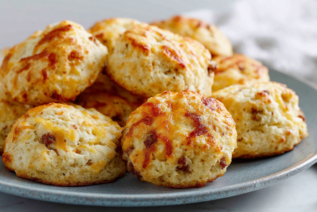 Keto Sausage Biscuits
