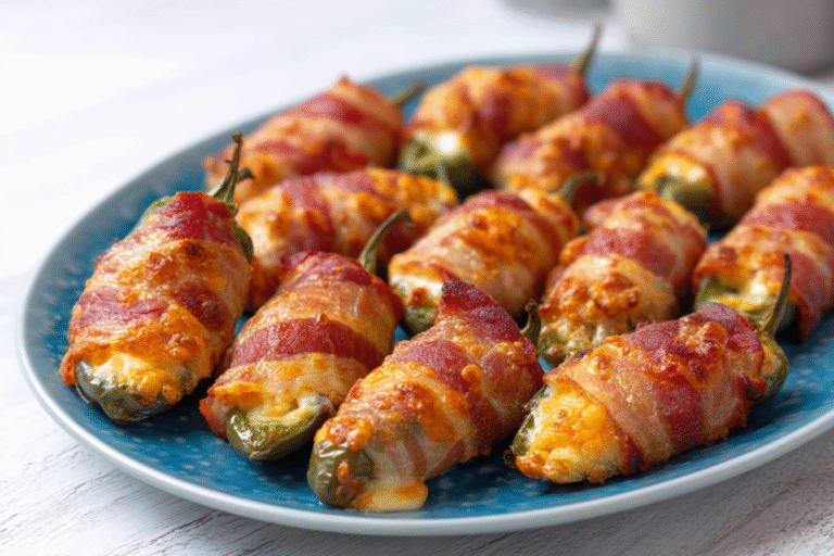 Bacon-Wrapped Jalapeño Poppers