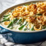 Keto Green Bean Casserole – a creamy, low-carb holiday classic