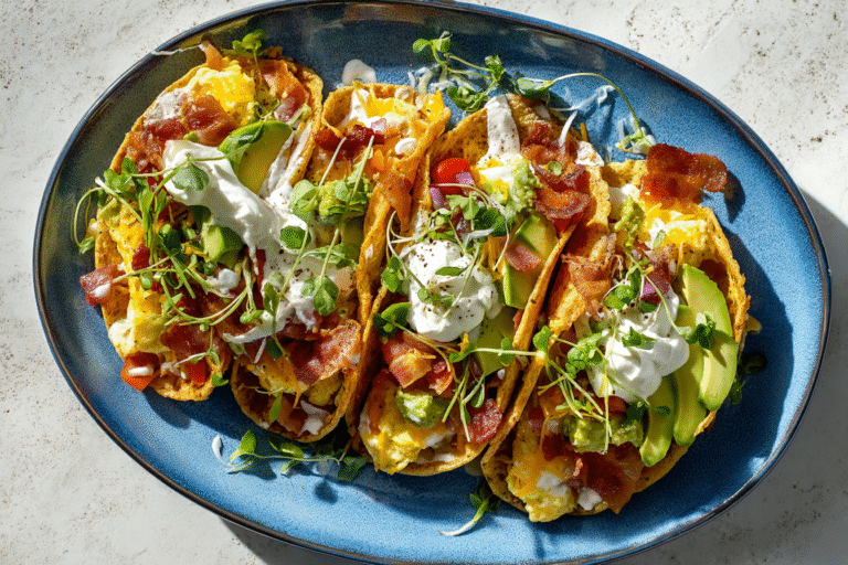 Keto Pancake Tacos