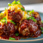 Cheesy Taco Meatball Skillet recipe