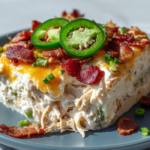 Jalapeno Popper Chicken Casserole recipe